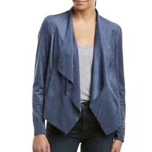 Women's Blue Open Front Jacket
